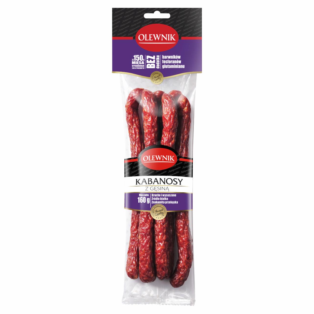 Photo - Olewnik Thin Sausages with Goose 160g