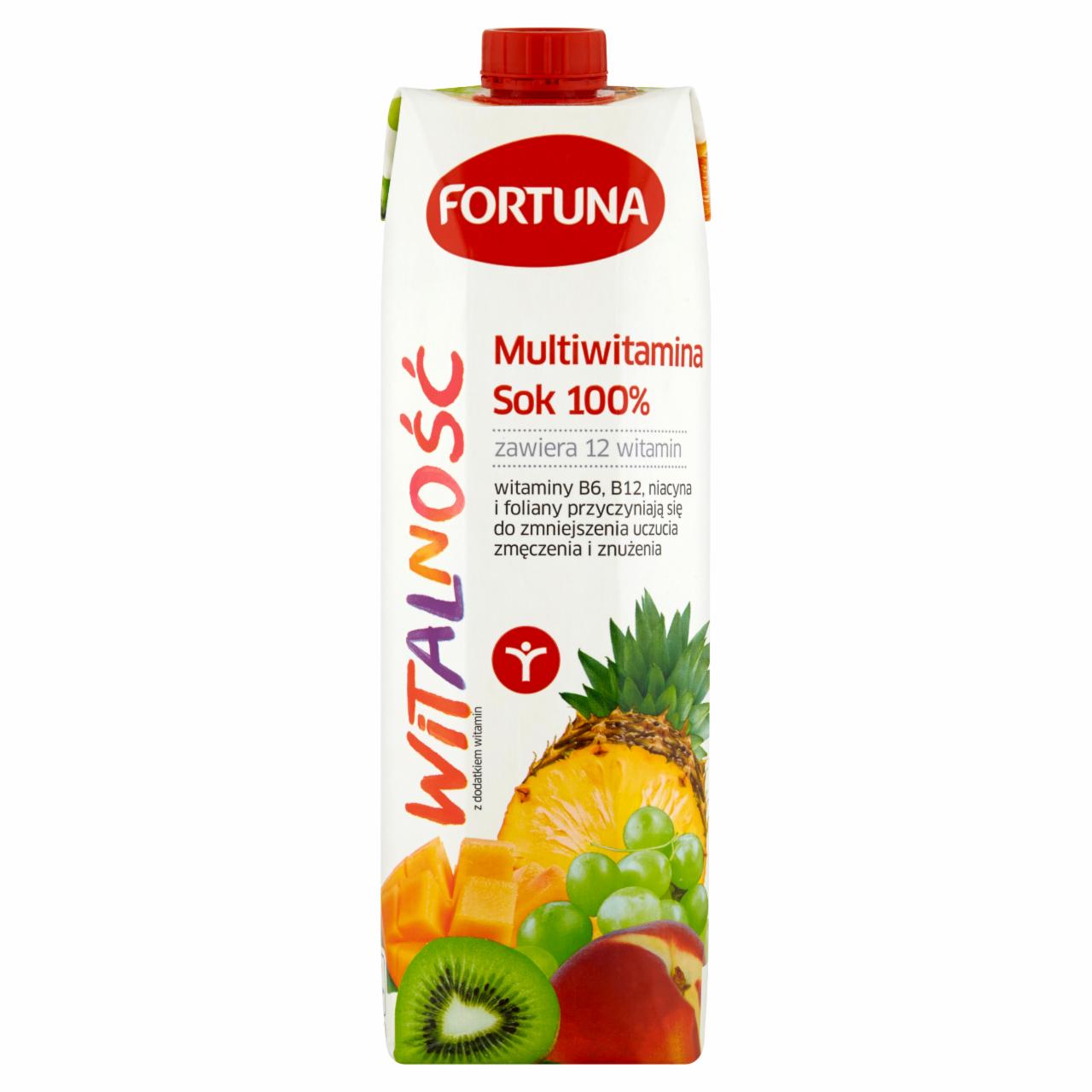 Photo - Fortuna Vitality Multivitamin 100% Juice 1 L