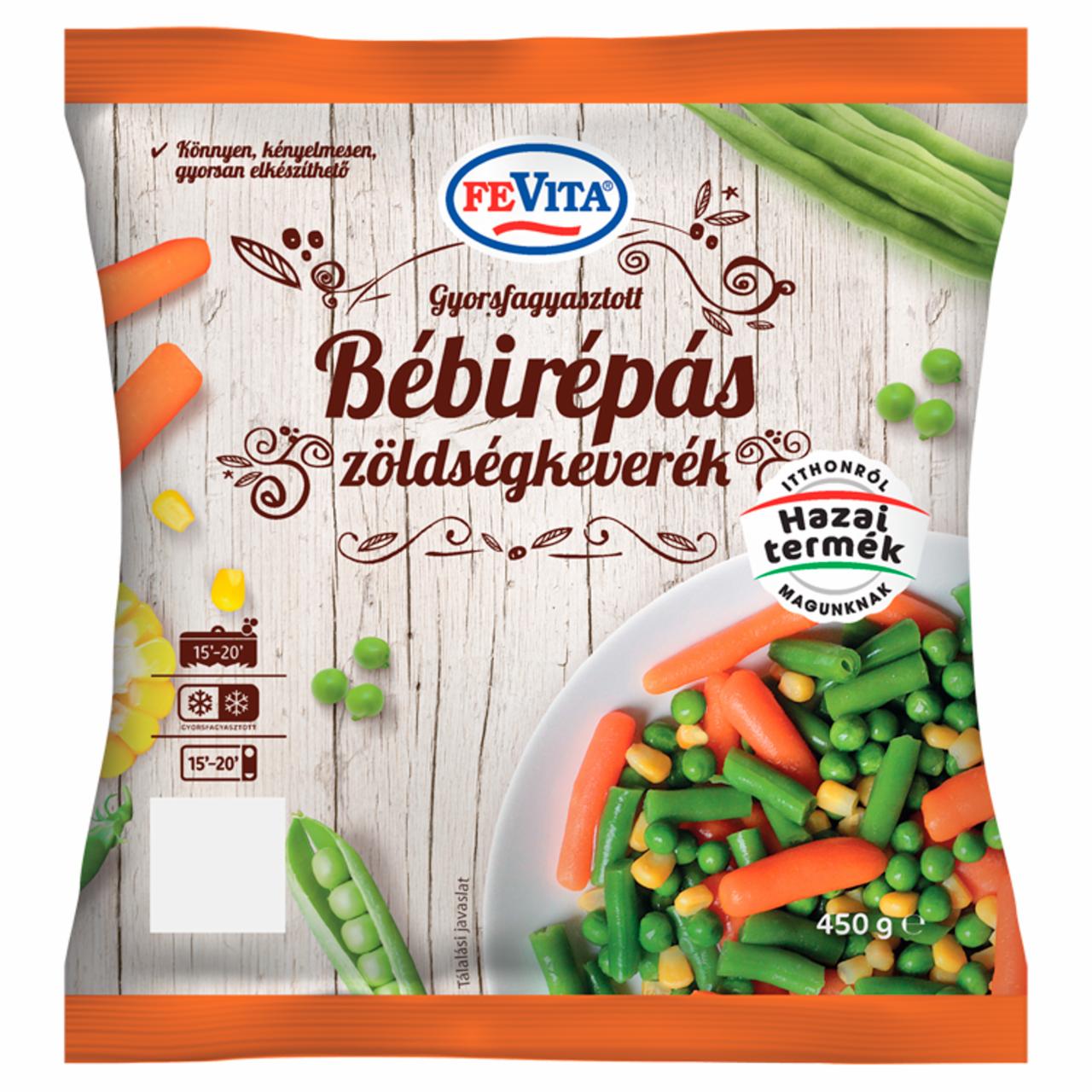 Photo - FeVita Quick-Frozen Vegetable Mix with Baby Carrot 450 g