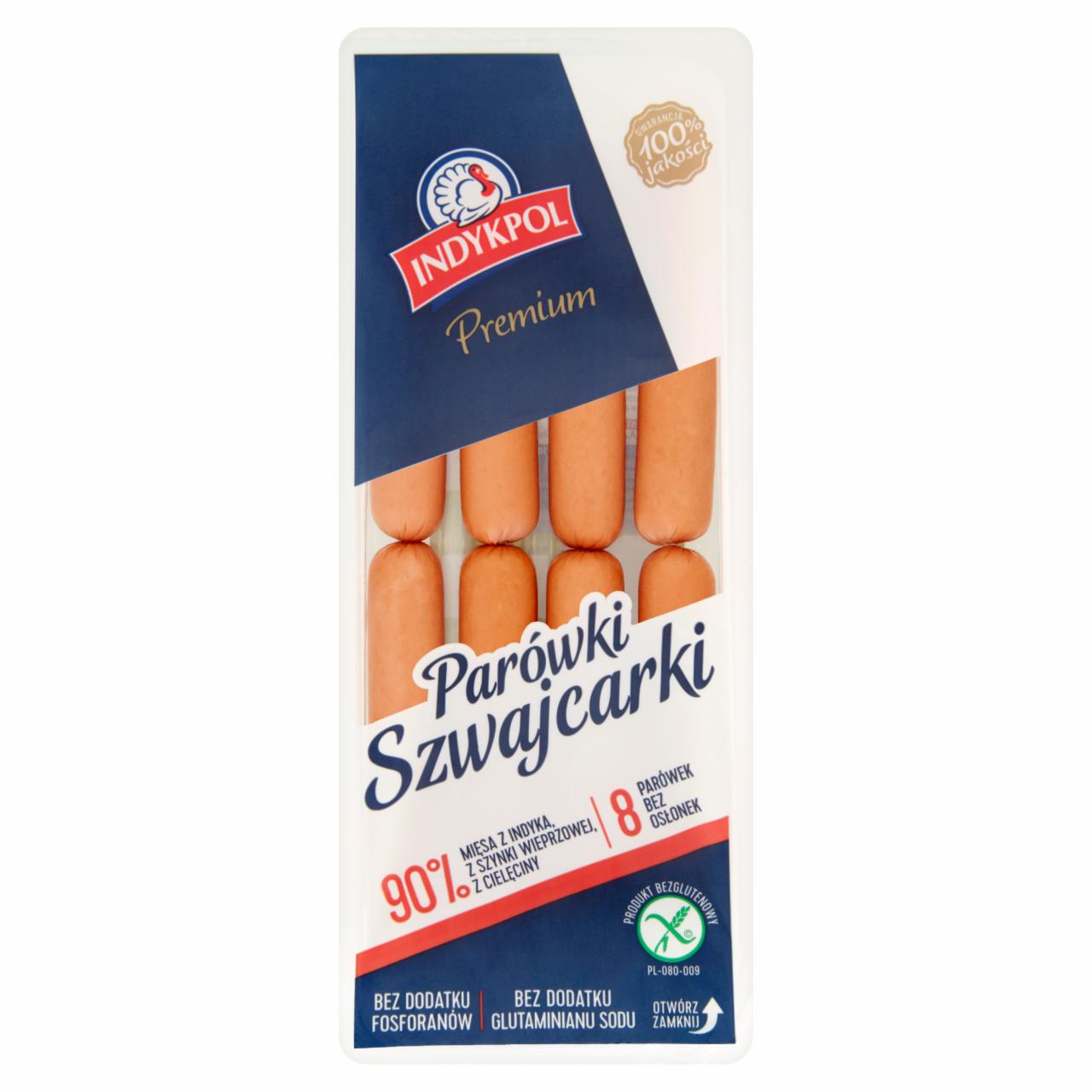 Photo - Indykpol Premium Szwajcarki Thin Sausages 180 g