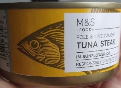 Photo - Tuna Steak in Sunflower Oil M&S Food