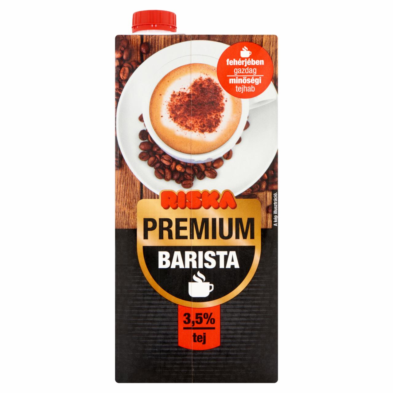 Photo - Riska Premium Barista UHT Whole Milk Enriched with Protein 3,5% 1000 ml