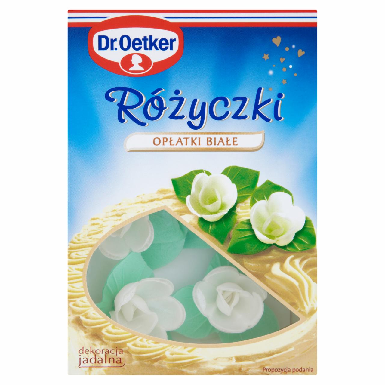 Photo - Dr. Oetker White Wafer Roses 6 Pieces
