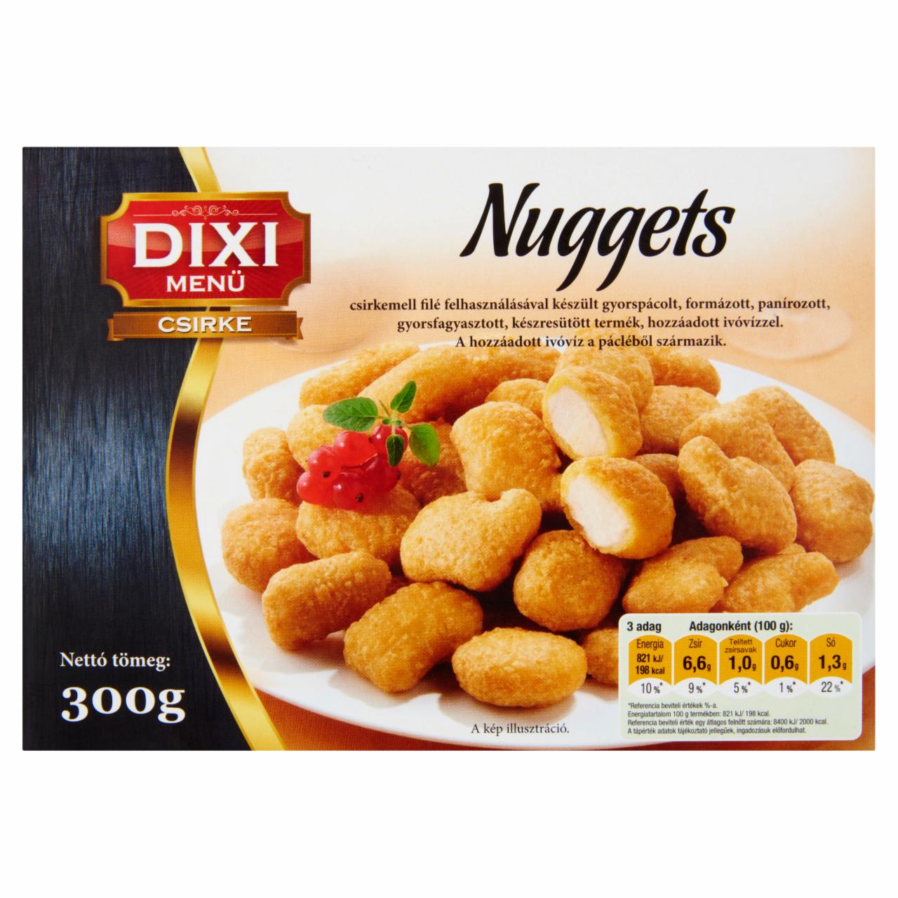Photo - Dixi Menü Csirke Quick-Frozen Nuggets 300 g