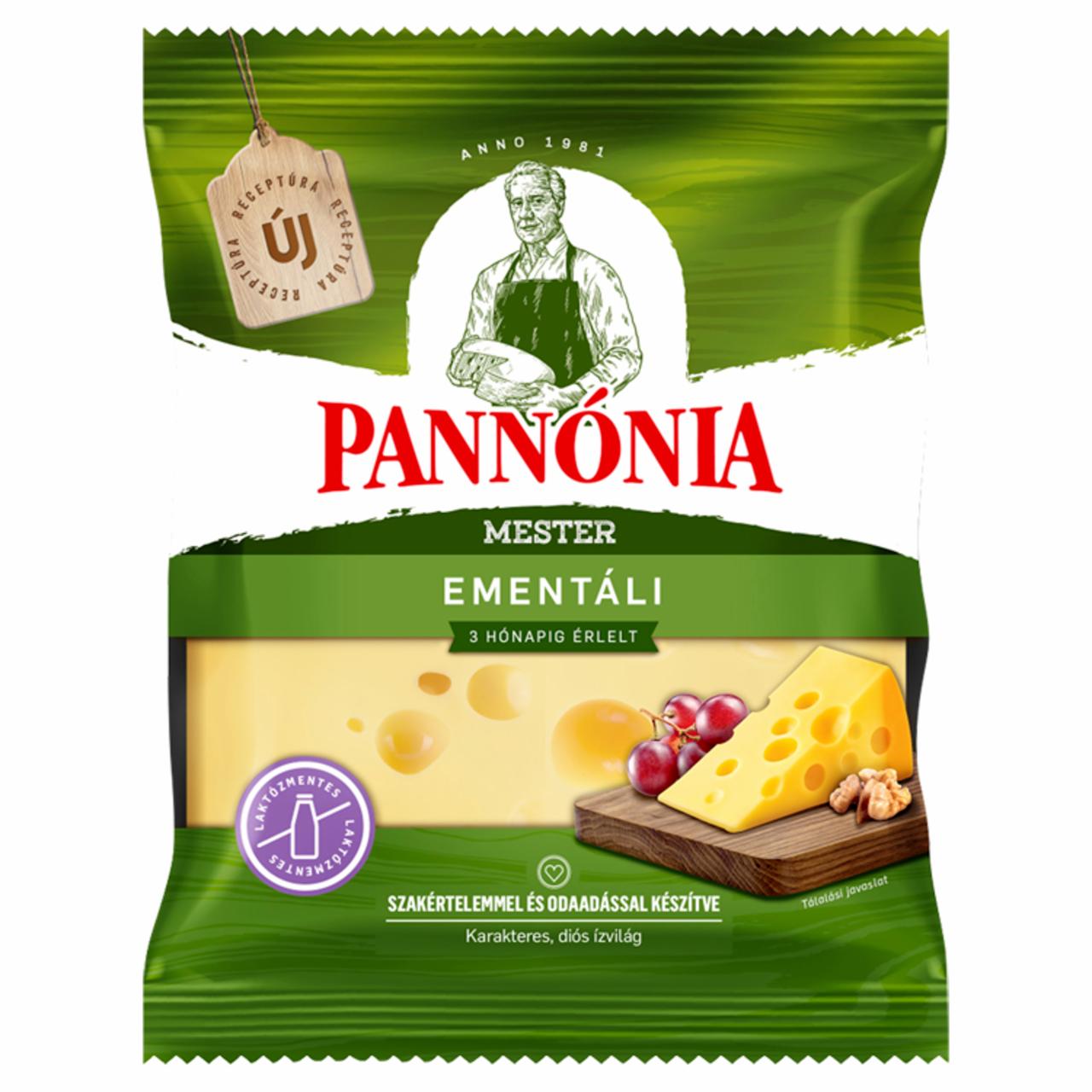 Photo - Pannónia Mester Emmental Chopped, Fat, Hard Cheese with Fermentation Holes 200 g
