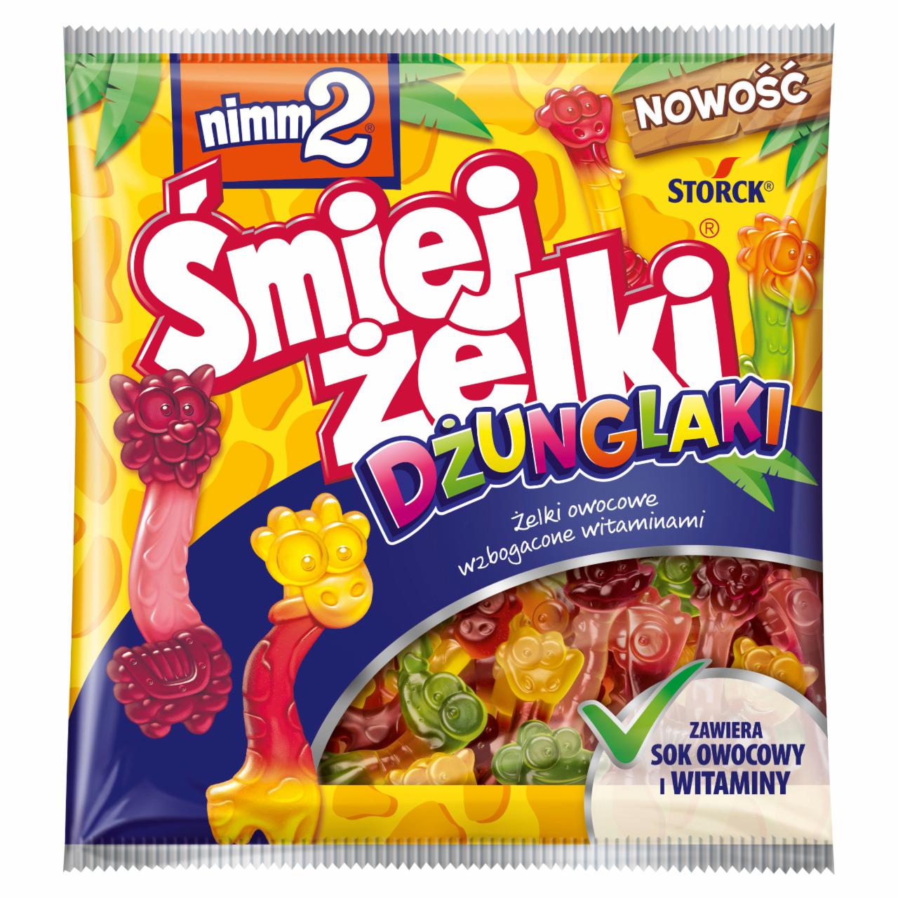 Photo - nimm2 Śmiejżelki Dżunglaki Fruit Jellies with Vitamins 90 g