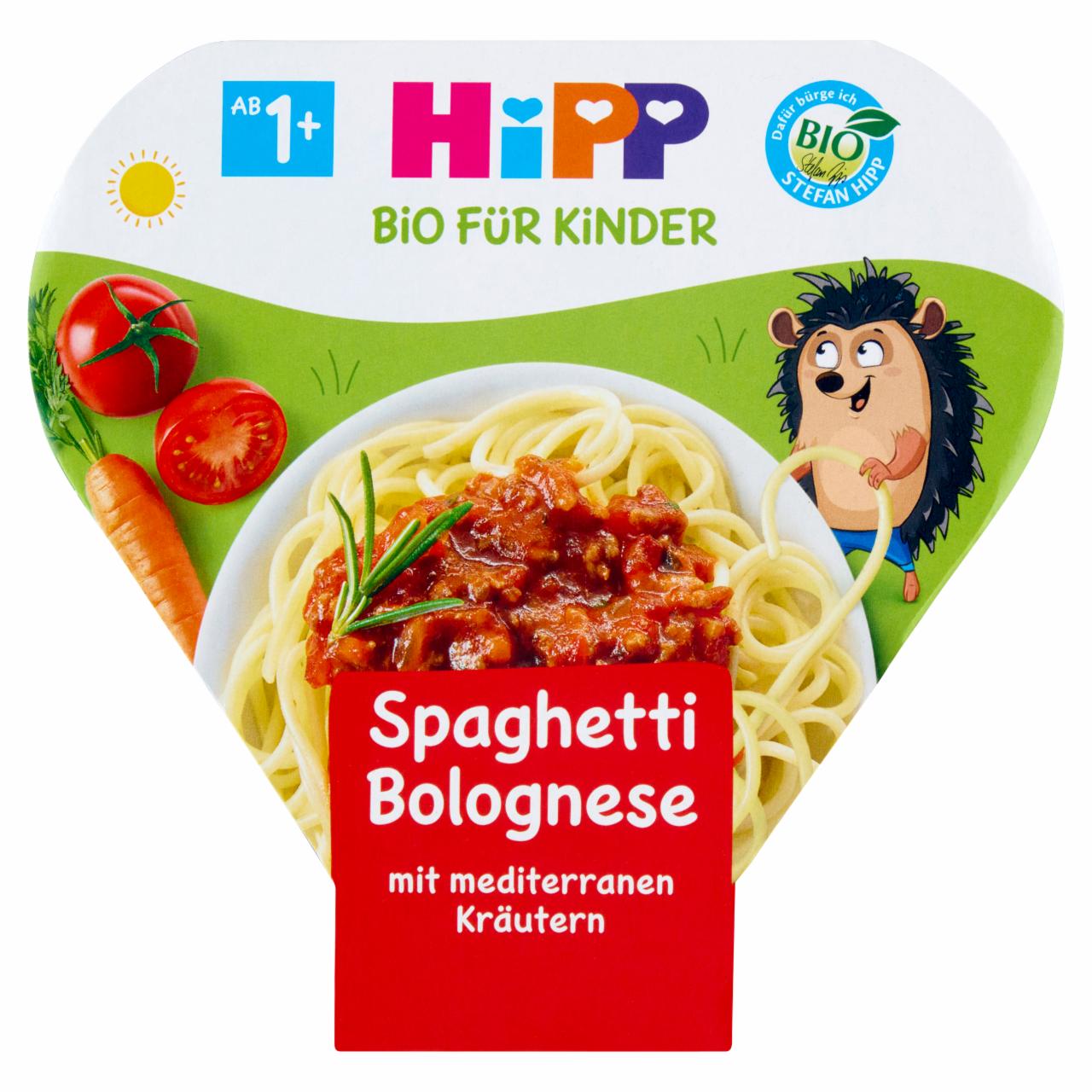 Photo - HiPP Organic Spaghetti Bolognese Pasta Product with Beef for Kids 1 Year+ 250 g