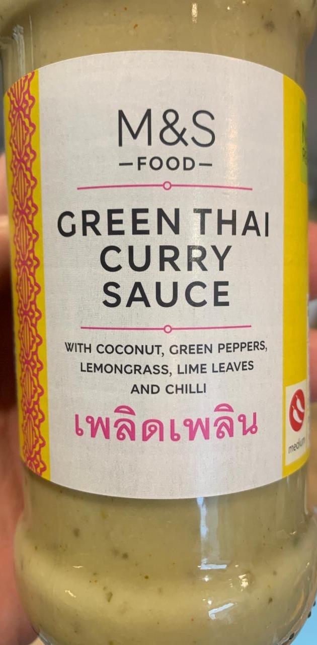 Photo - Green Thai Curry Sauce M&S Food