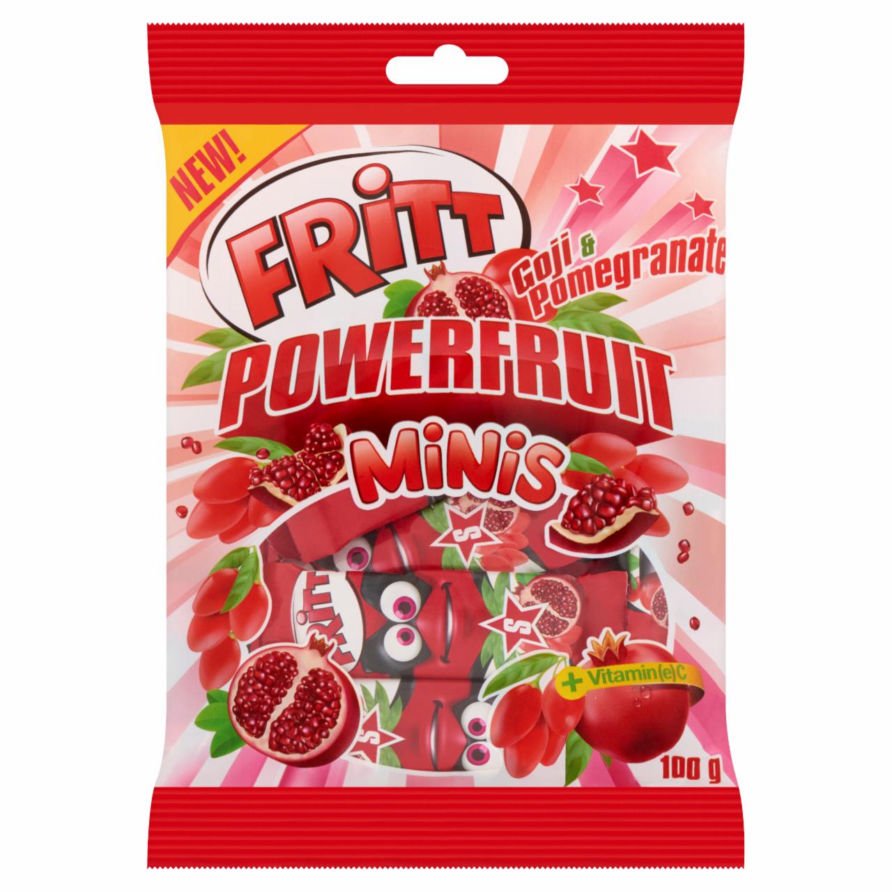 Photo - Fritt Powerfruit Minis Chewy Candy with Goji & Pomegranate Flavour + Vitamin C 100 g