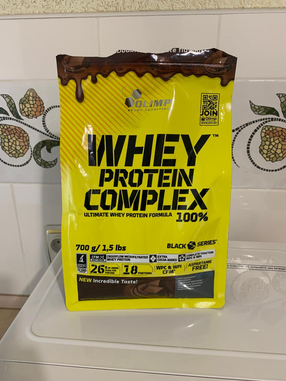 Photo - Whey protein complex 100% double chocolate flavour Olimp sport nutrition
