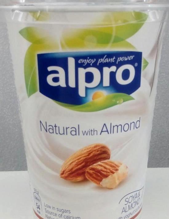 Photo - Natural with almond soya&almond Alpro