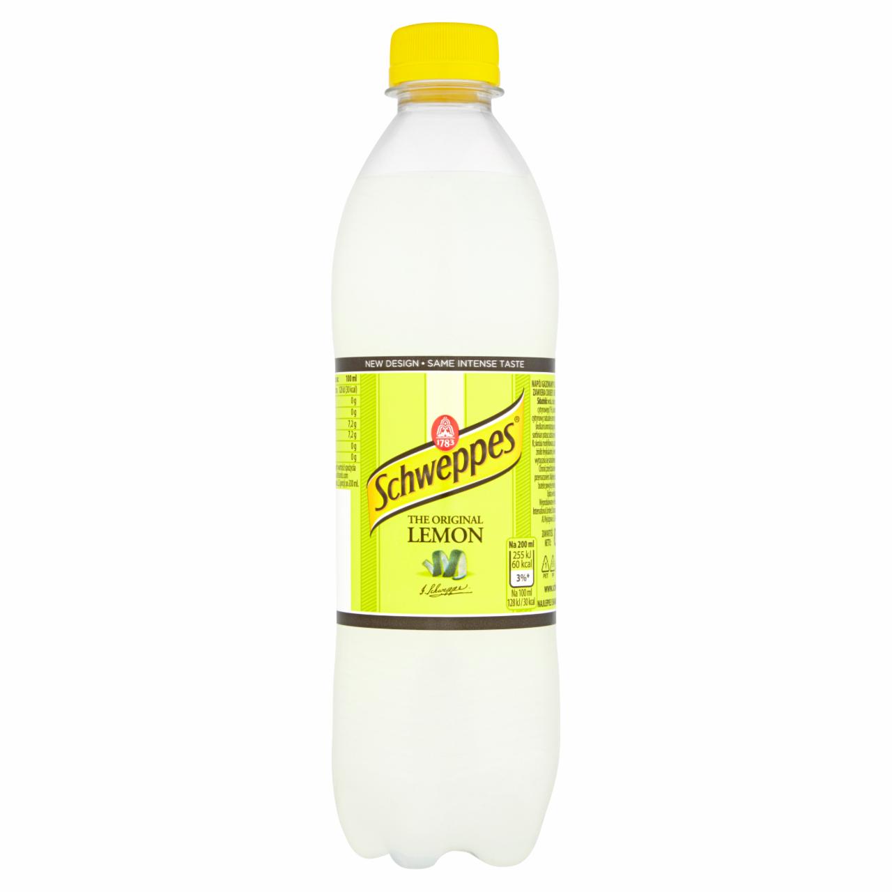 Photo - Schweppes Lemon Sparkling Drink 0.5 L