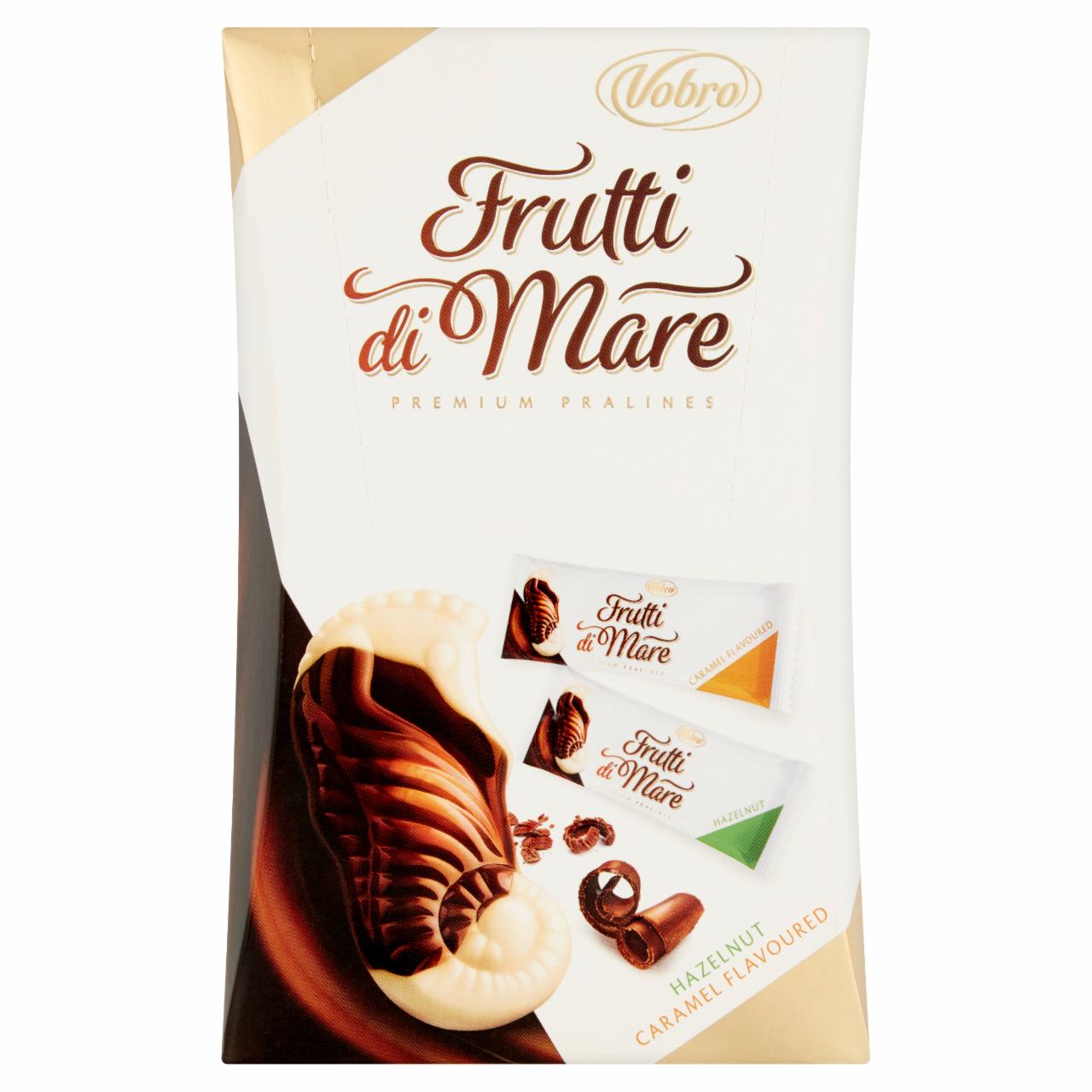 Photo - Vobro Frutti di Mare Pralines Filled with Caramel and Nut Cream 135 g