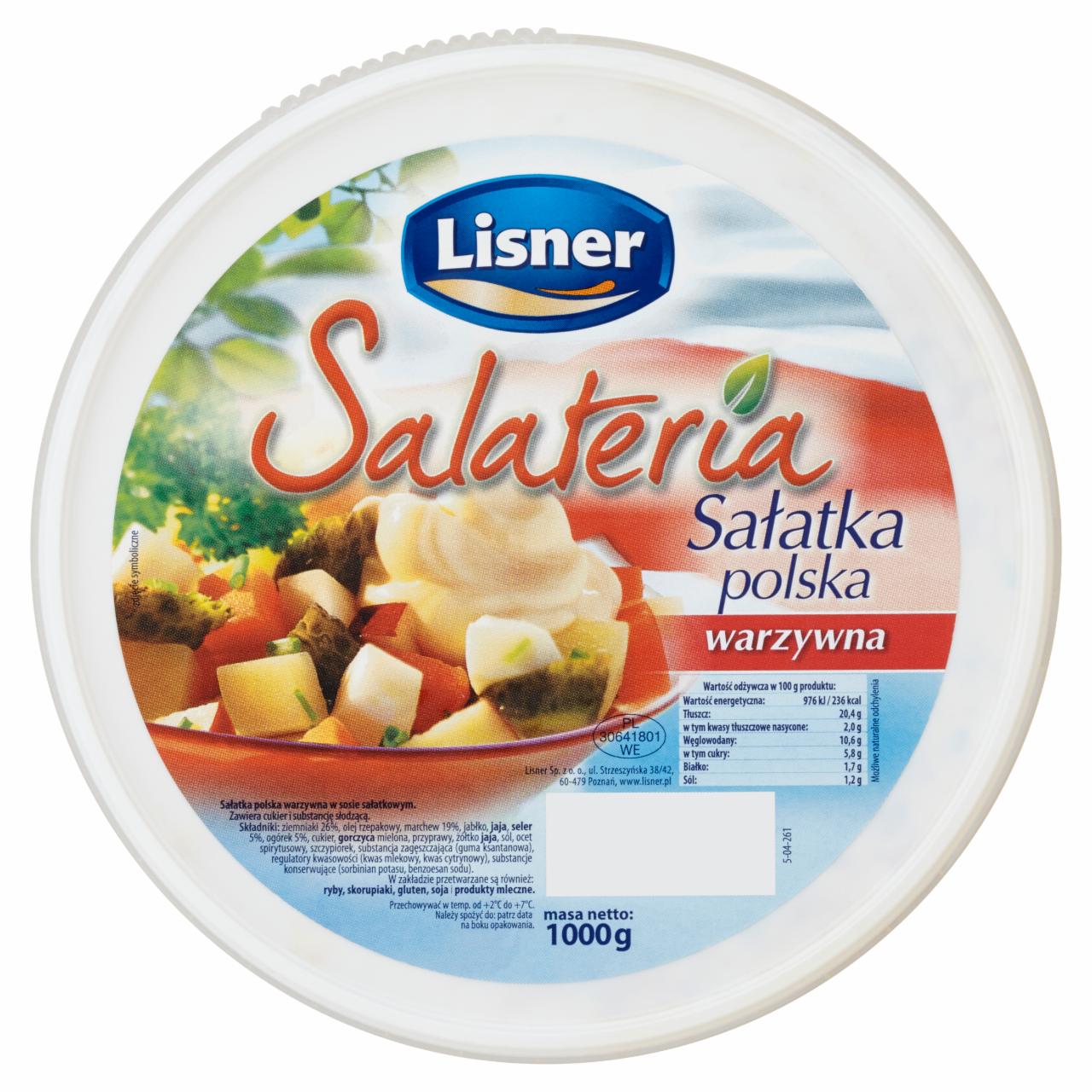 Photo - Lisner Salateria Polish Style Vegetable Salad 1000 g