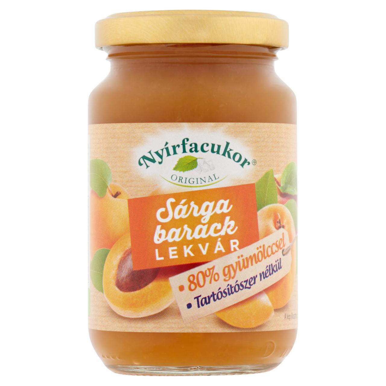 Photo - Nyírfacukor Original Apricot-Apple Jam with Sweetener 230 g