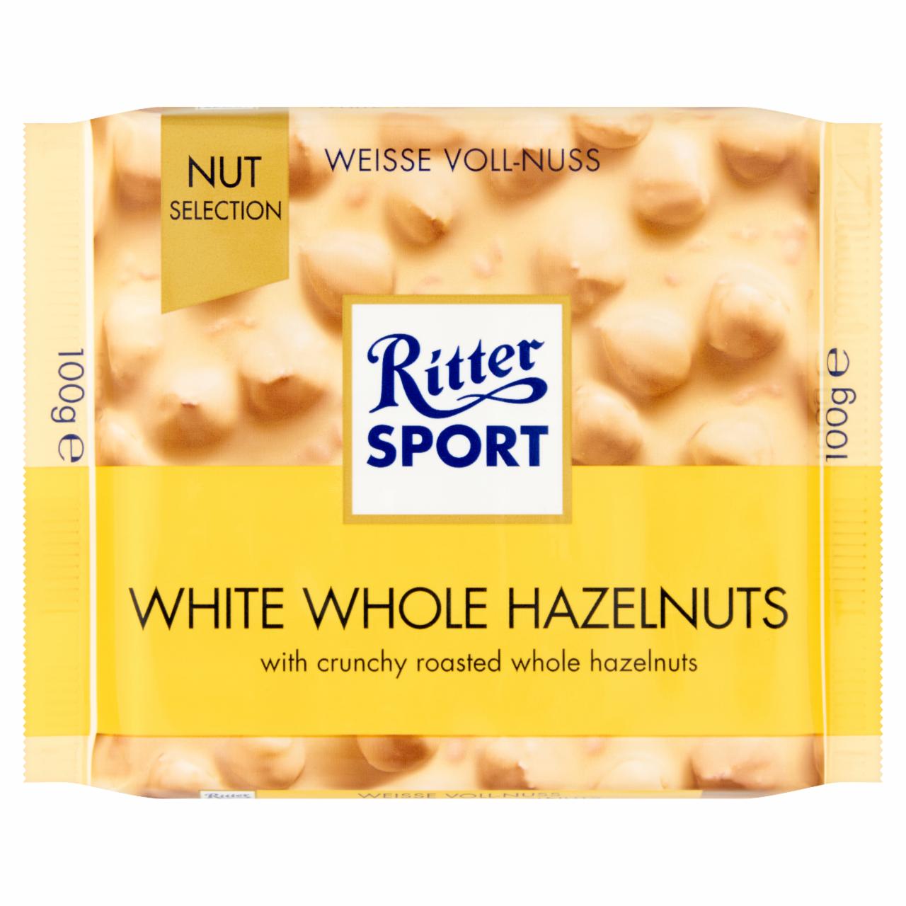 Photo - Ritter Sport White Milk Chocolate with Whole Hazelnuts 100 g