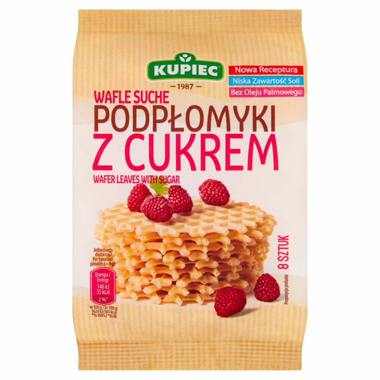 Photo - Kupiec Wafer Leaves with Sugar 72 g (8 Pieces)