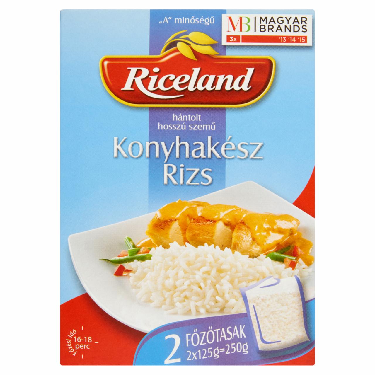 Photo - Riceland 'A' Quality Peeled Long Grain Ready-to-Cook Rice 2 x 125 g (250 g)