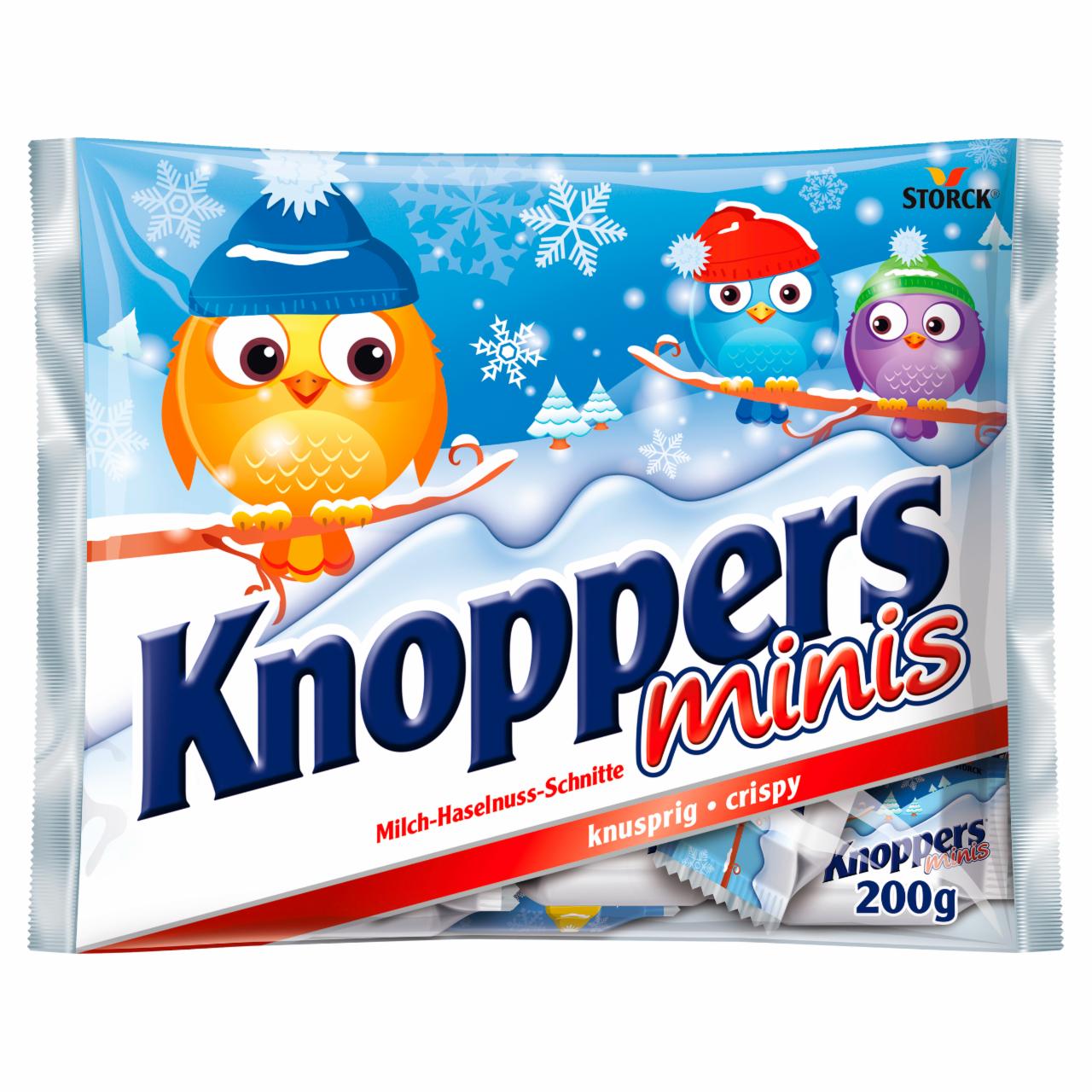 Photo - Knoppers Minis Filled Wafer Semi-Covered with Cocoa Mass 200 g
