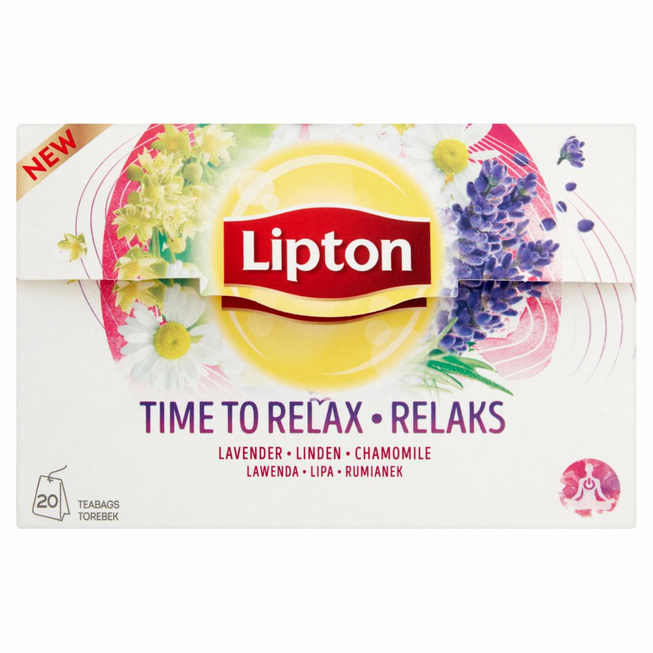 Photo - Lipton Time to Relax Herbal Tea 30 g (20 Tea Bags)