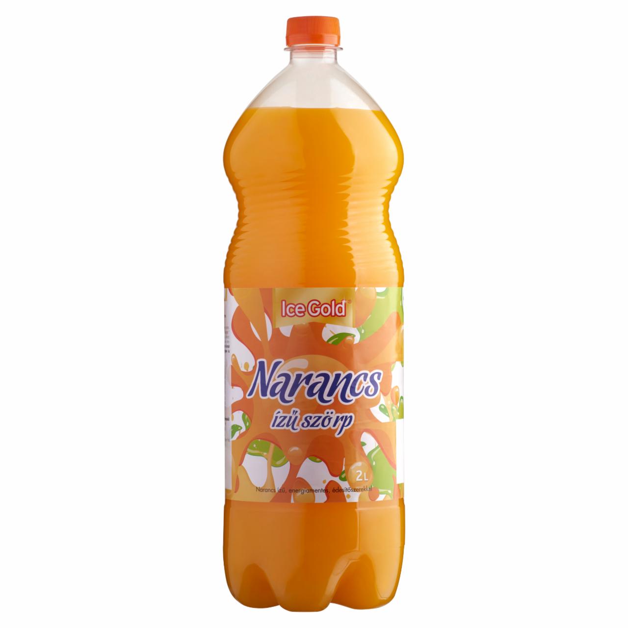 Photo - Ice Gold Energy-Free Orange Flavoured Syrup with Sweeteners 2 l