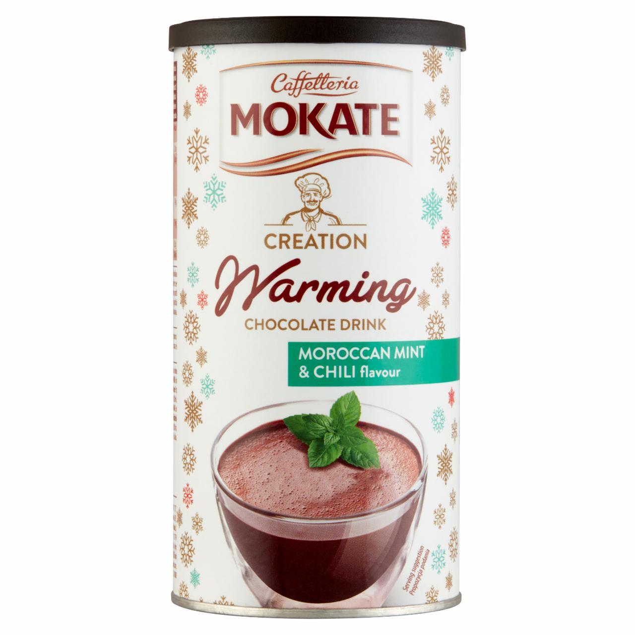 Photo - Mokate Mint Flavour Chocolate Drink in Powder with Chili 160 g