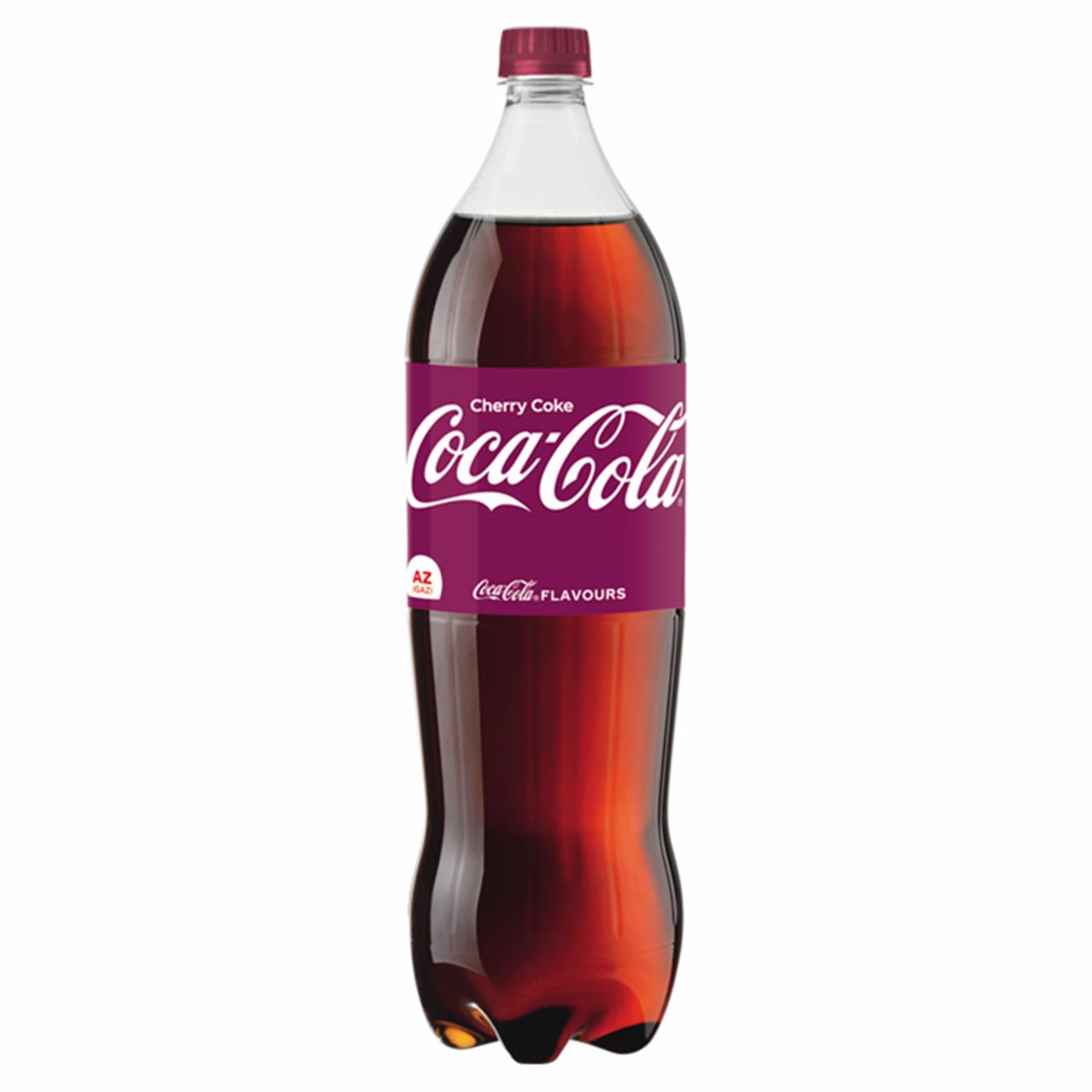 Photo - Coca-Cola Cherry Coke Cola Flavoured Carbonated Soft Drink with Cherry Flavour 1,75 l