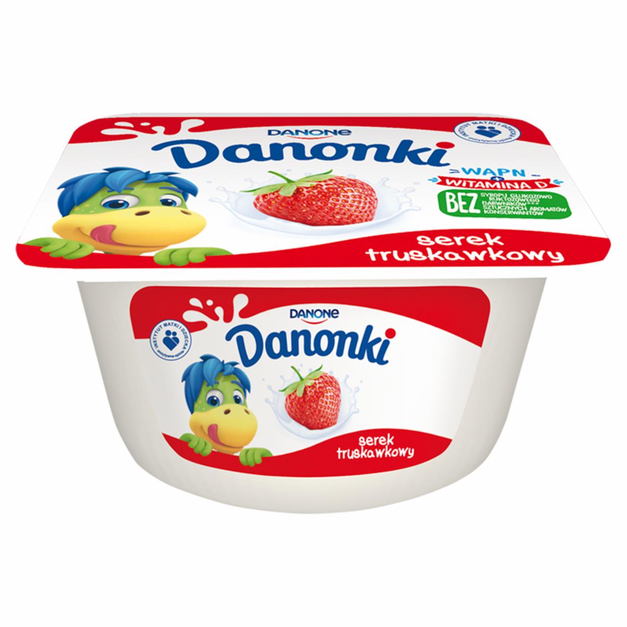 Photo - Danone Danonki Strawberry Fromage Frais 115 g
