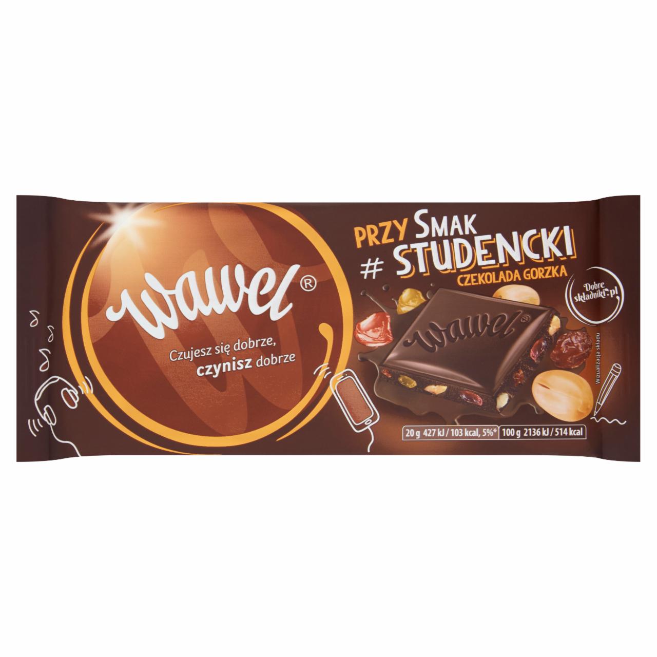 Photo - Wawel Student Delicacy Dark Chocolate 100 g