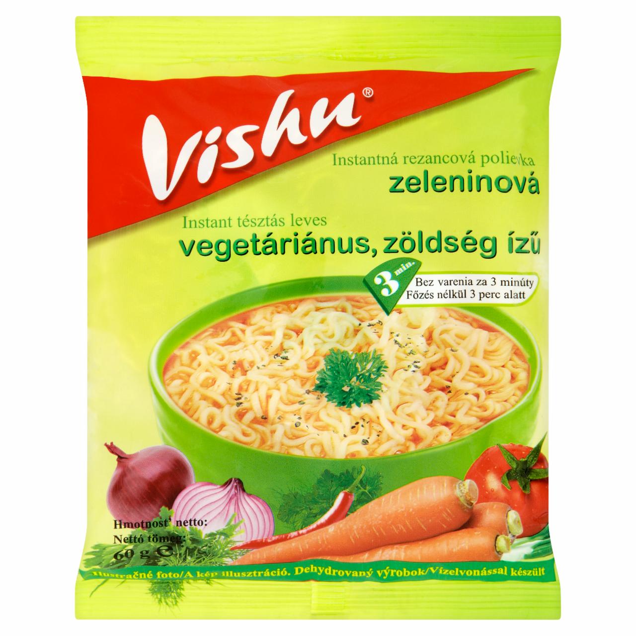 Photo - Vishu Vegetarian Vegetable Flavoured Instant Soup with Pasta 60 g