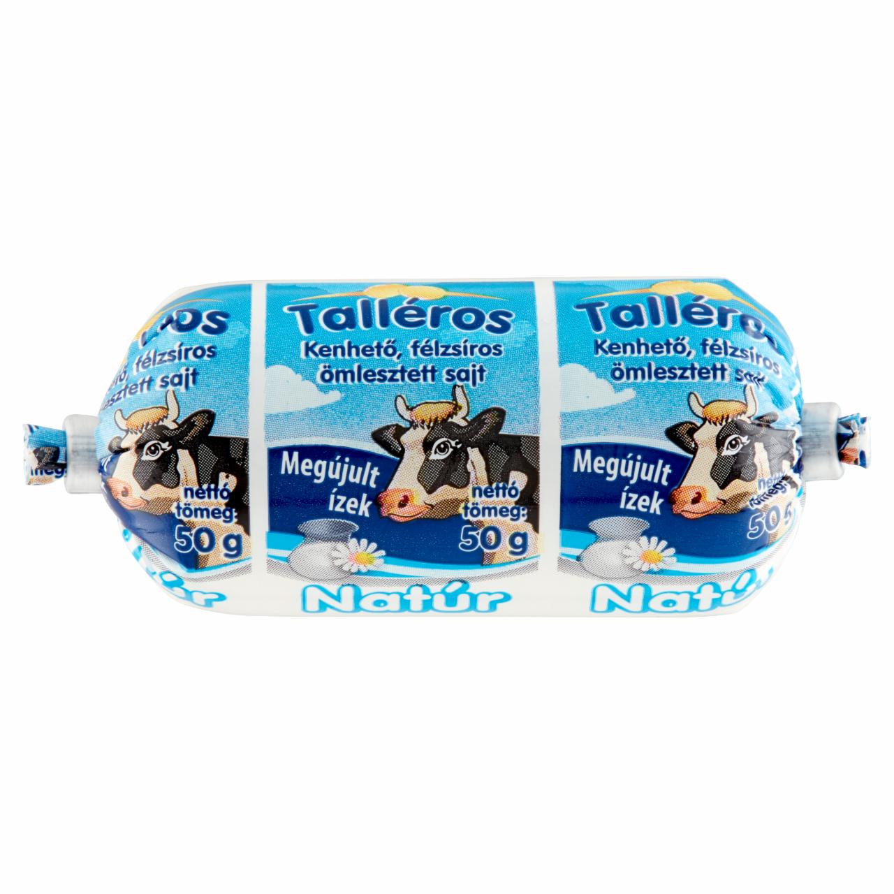 Photo - Talléros Unflavoured Semi-Fat Processed Cheese 50 g