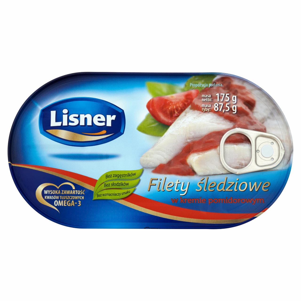Photo - Lisner Herring Fillets in Tomato Cream 175 g