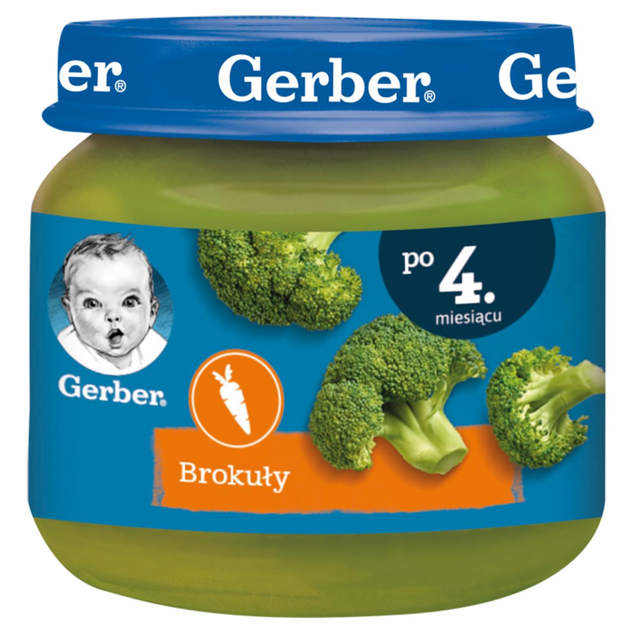 Photo - Gerber Broccoli for Infants after 4. Months Onwards 80 g