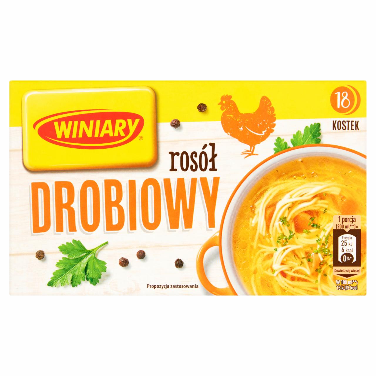 Photo - Winiary Chicken Stock Cubes 180 g (18 Pieces)