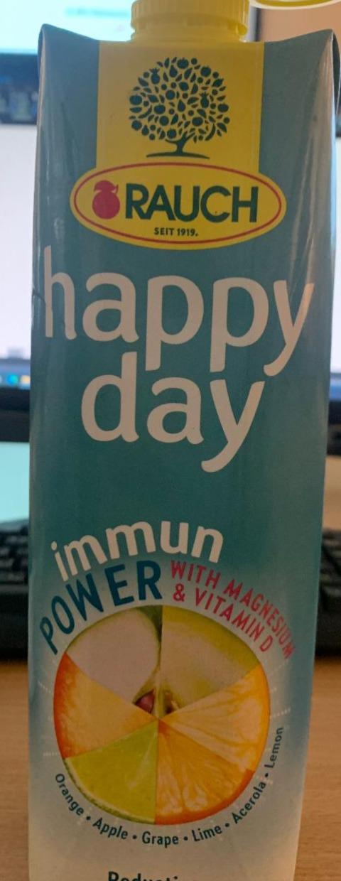 Photo - Rauch Happy Day Mixed Fruit Nectar from Concentrate with Magnesium and Vitamin D 1 l