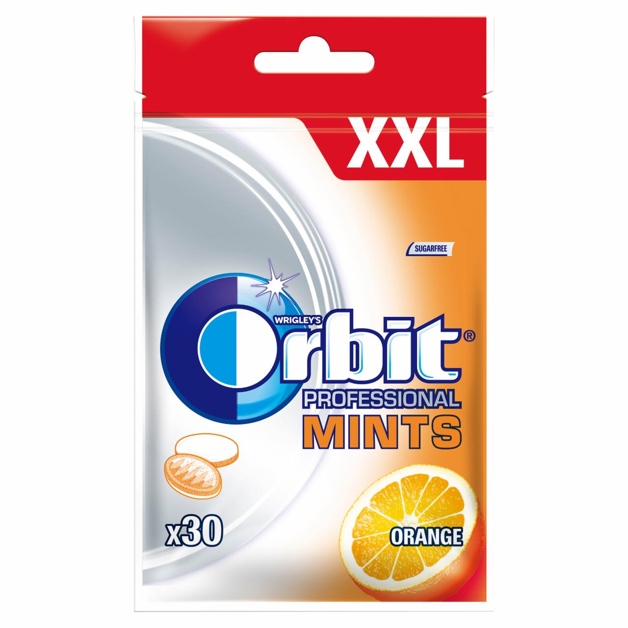 Photo - Orbit Professional Mints Orange XXL Sugarfree Candies 30 g (30 Pieces)