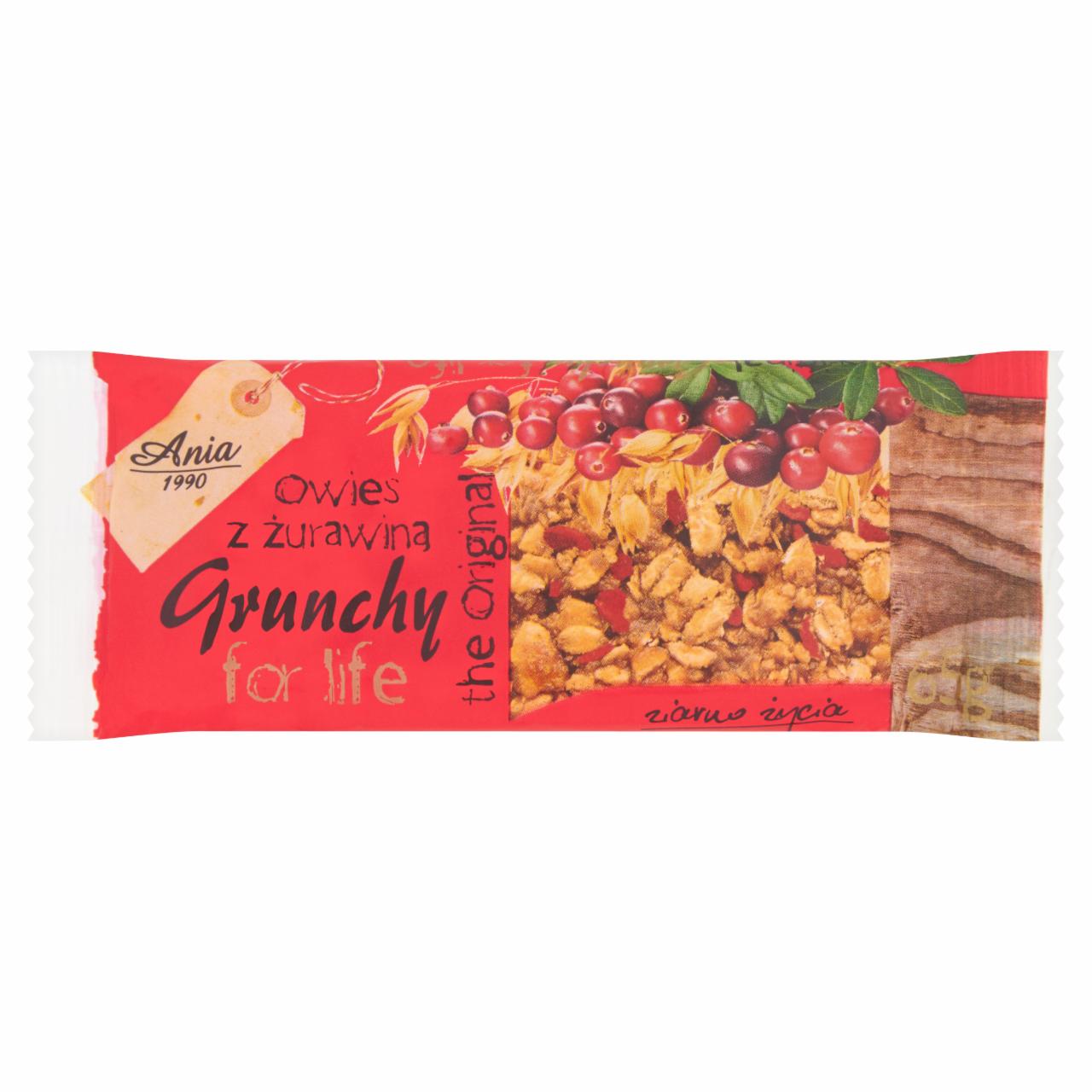 Photo - Ania Oat with Cranberry Grunchy Bar 65 g