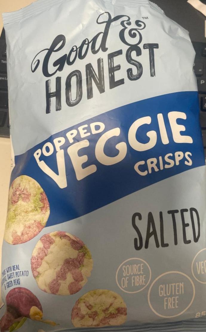 Photo - Popped Veggie Crisps Salted Good & Honest