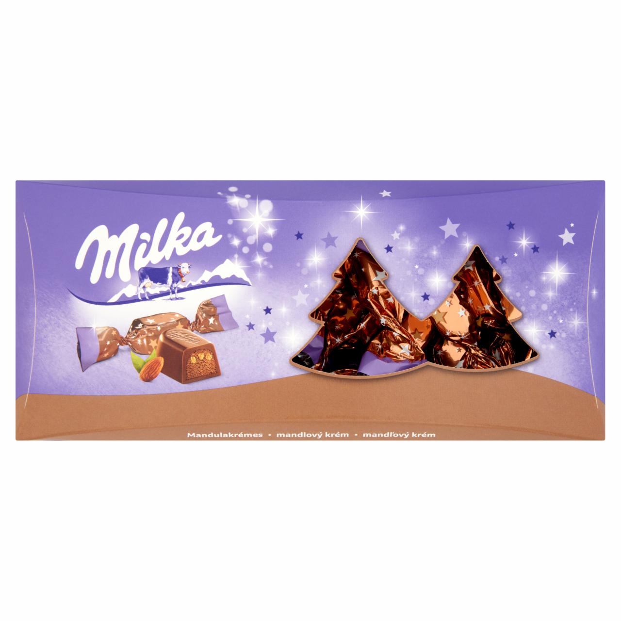 Photo - Milka Alpine Milk Chocolate Christmas Candy with Almond Cream 350 g