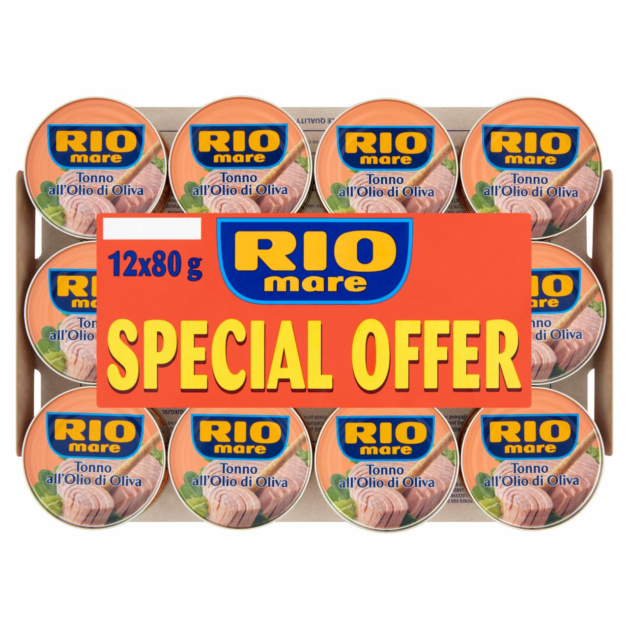 Photo - Rio Mare Tuna in Olive Oil 12 x 80 g