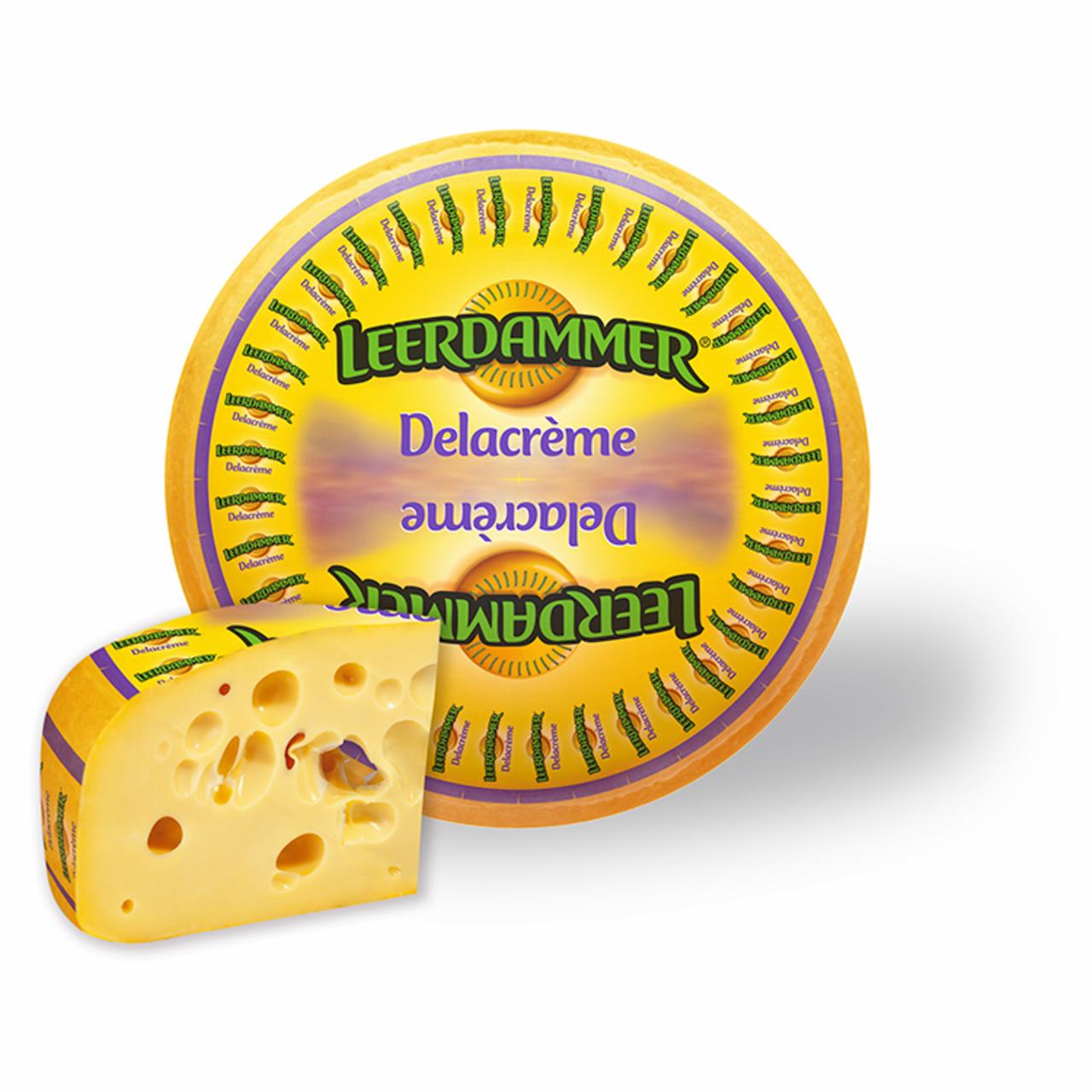Photo - Leerdammer Delacrème Fat, Semi-Hard Cheese