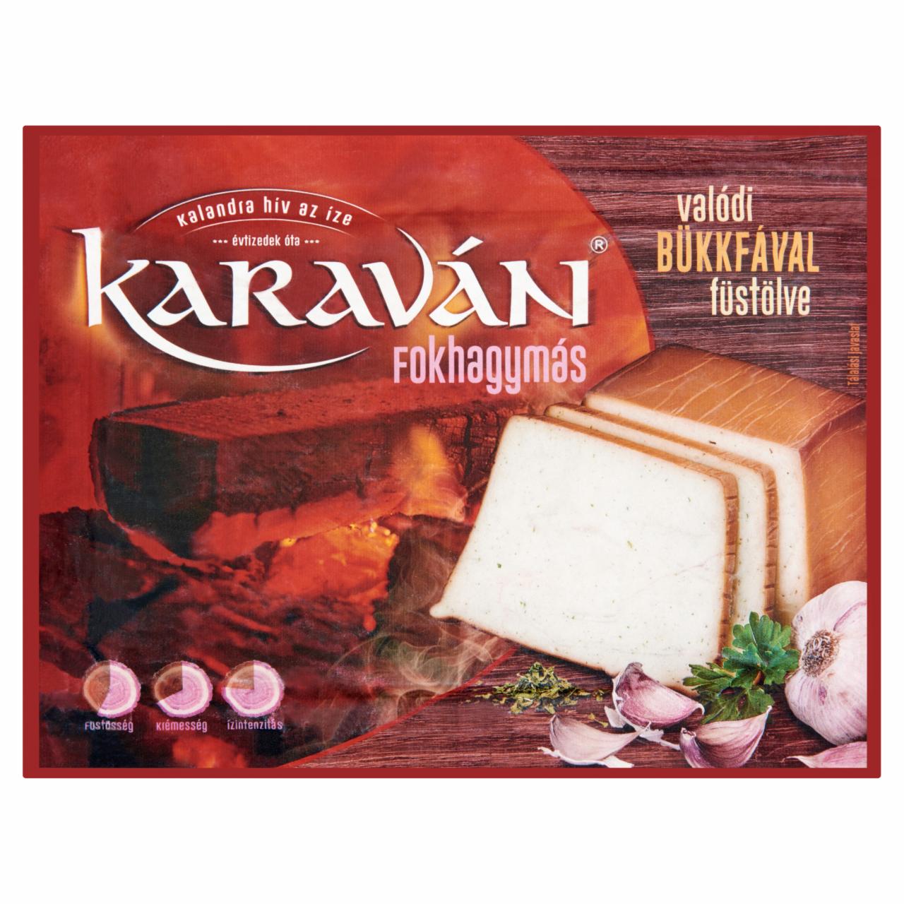 Photo - Karaván Garlic Flavoured Cheese Smoked with Beech