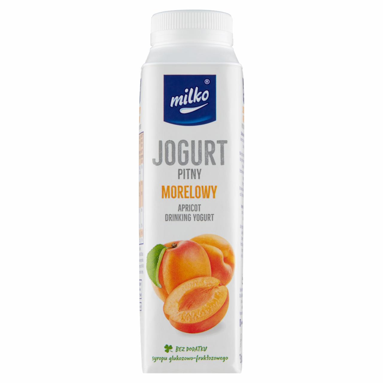 Photo - Milko Apricot Drinking Yogurt 330 ml