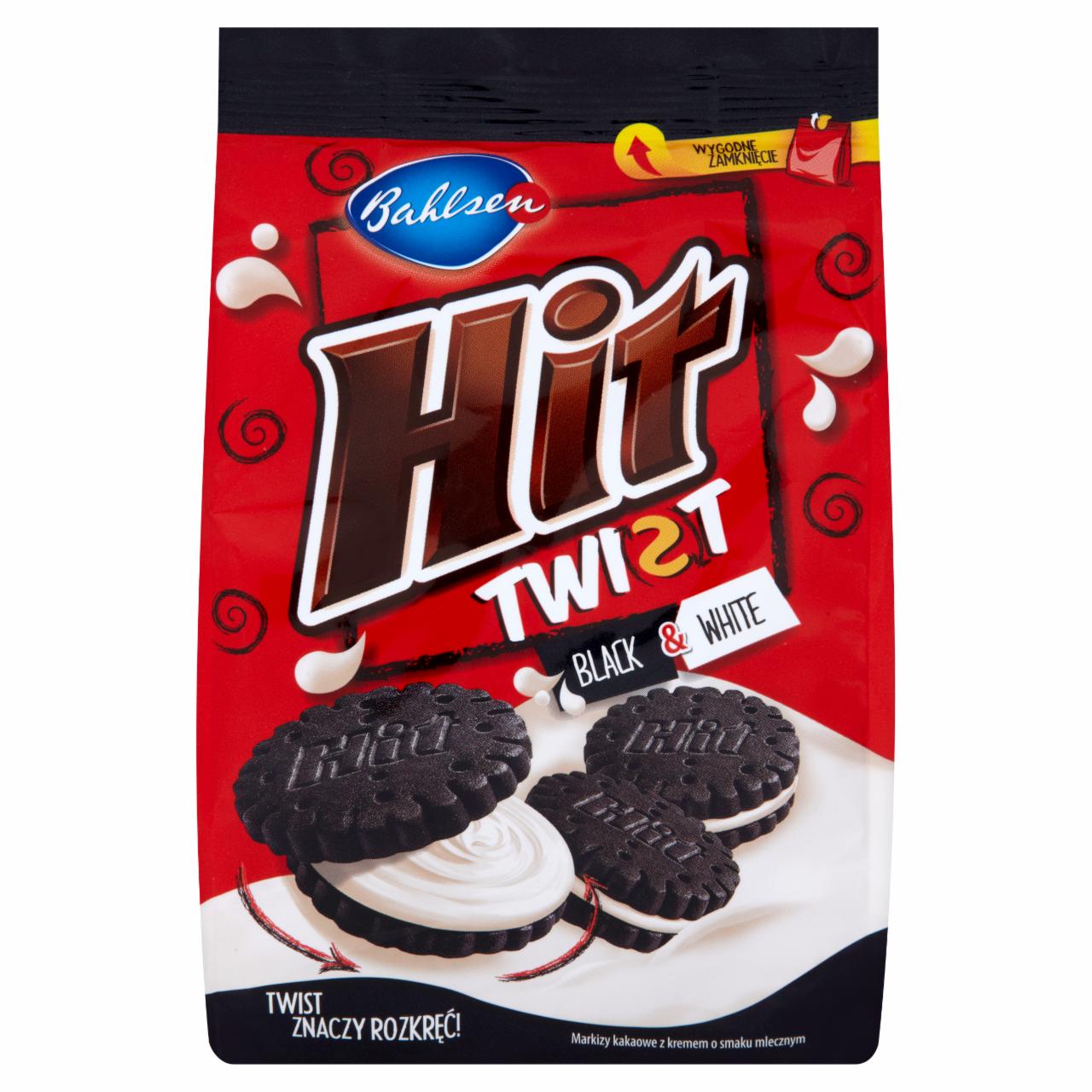 Photo - Hit Twist Black & White Cocoa Awnings with Cream Flavoured Milk 120 g