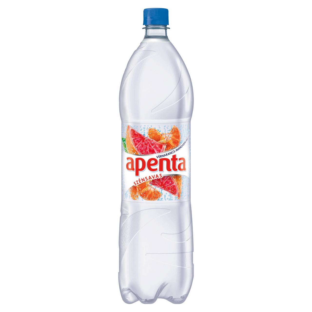 Photo - Apenta Carbonated Blood Orange-Mandarin Flavoured Drink with Natural Mineral Water 1,5 l