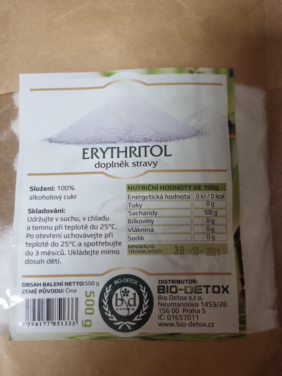 Photo - Erythritol Bio-Detox