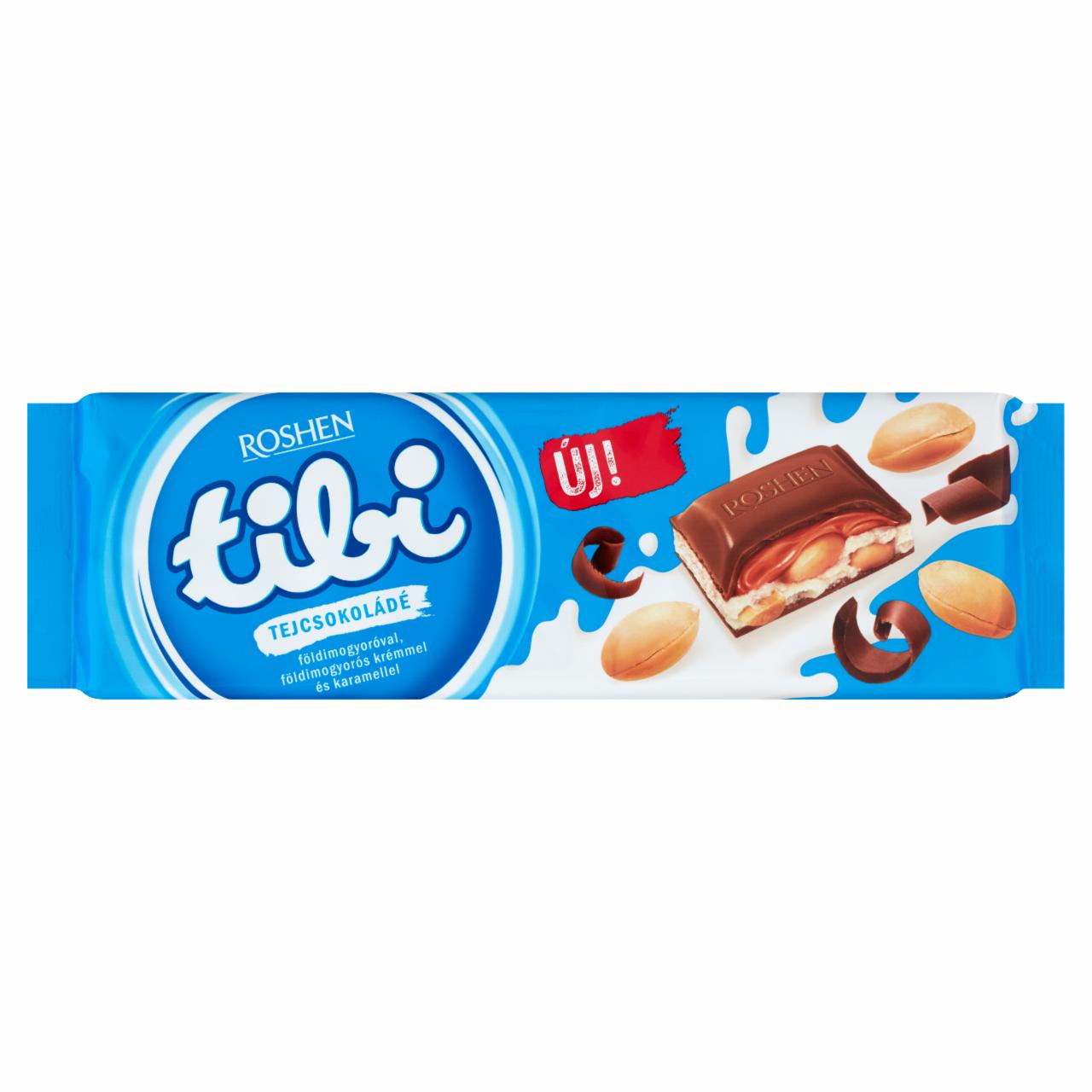 Photo - Tibi Milk Chocolate with Peanuts, Peanut Cream and Caramel 295 g
