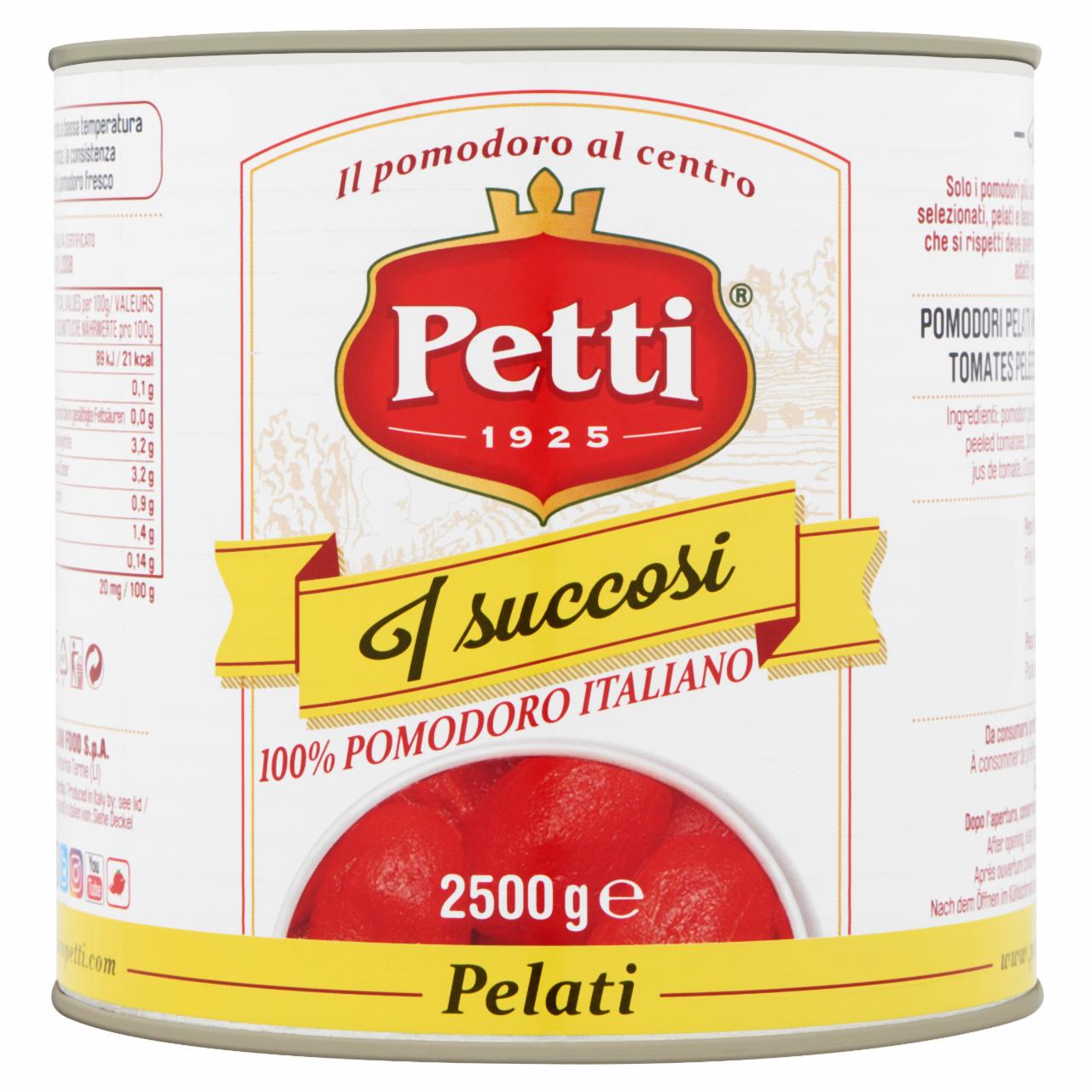 Photo - Petti Peeled Tomatoes 2500 g