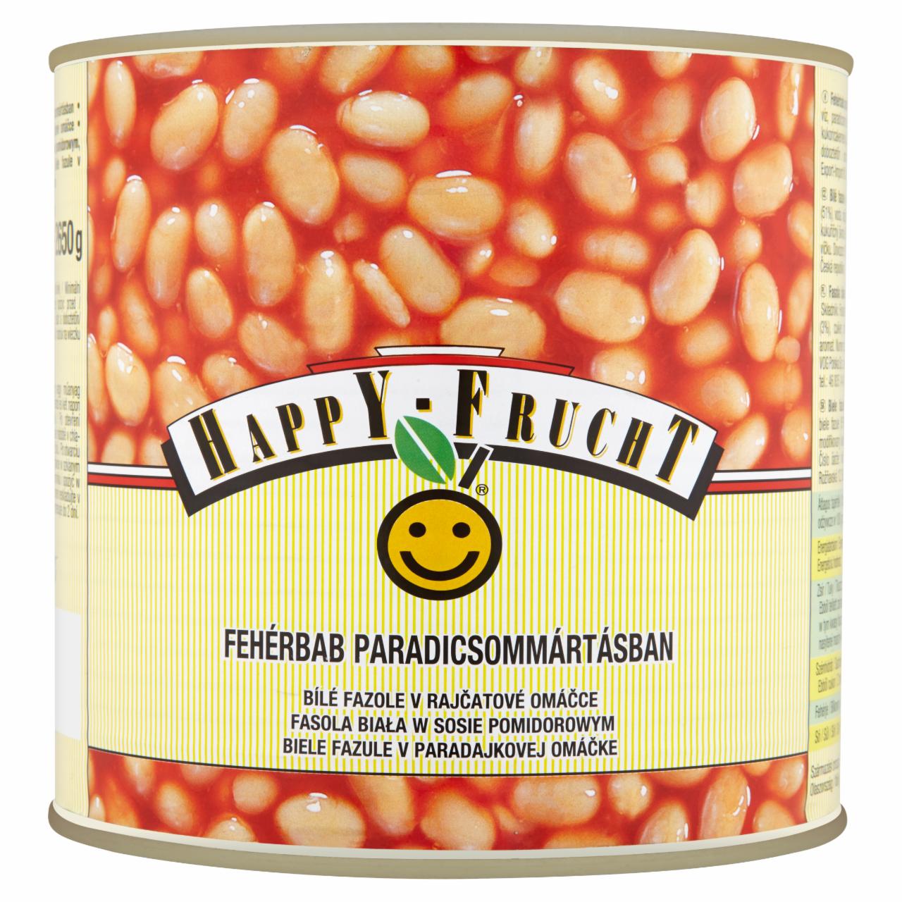 Photo - HAPPY FRUCHT White Bean in Tomato Sauce 2650 g