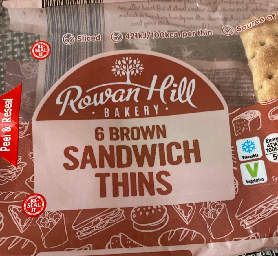 Photo - 6 Brown Sandwich Thins Rowan Hill